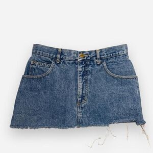 Vintage Guess Micro Mini Denim Skirt